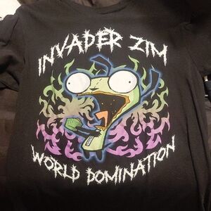 Nickelodeon Invader Zim Black Tee
